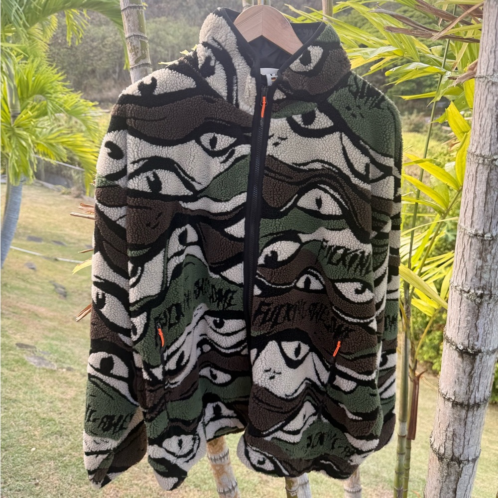 Adidas x F*ucking Awesome Sherpa Zip Up